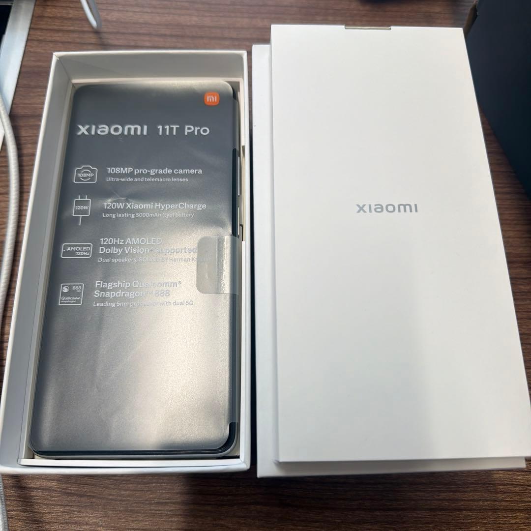 新品未使用Xiaomi 11T Pro ホワイト 128GB