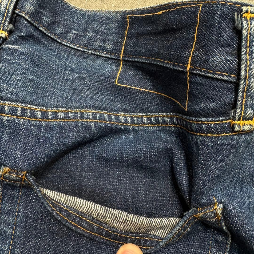 60s 真紺 リーバイス 501 BIG E ビッグE 濃紺 ミント 赤耳