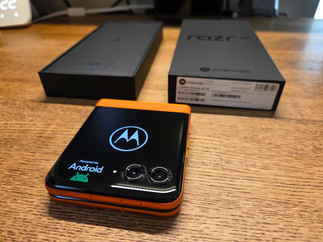 motorola razr 50 スプリッツオレンジ SIMフリー