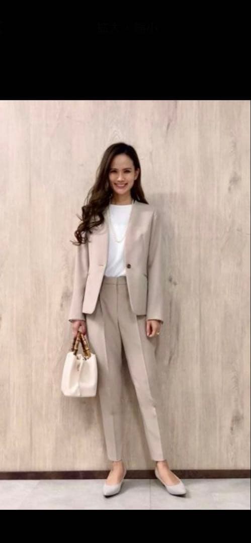 PLST プレミアムオックス　パンツスーツ