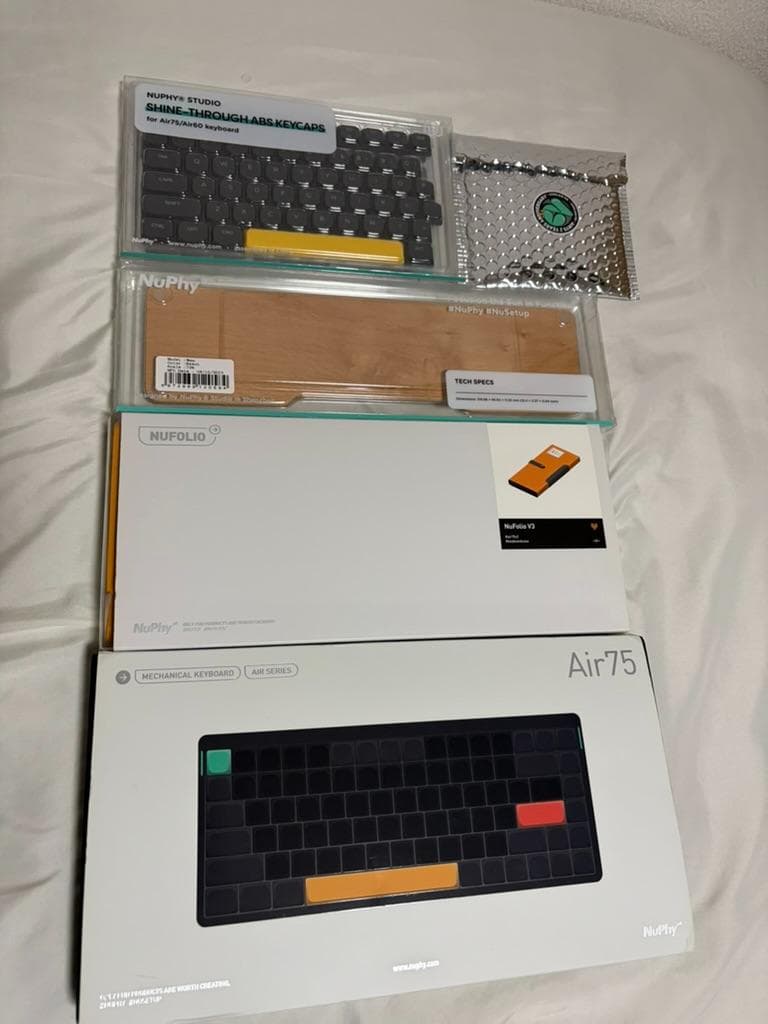 NuPhy Air75 V2 Wisteria 本体＋アクセサリセット