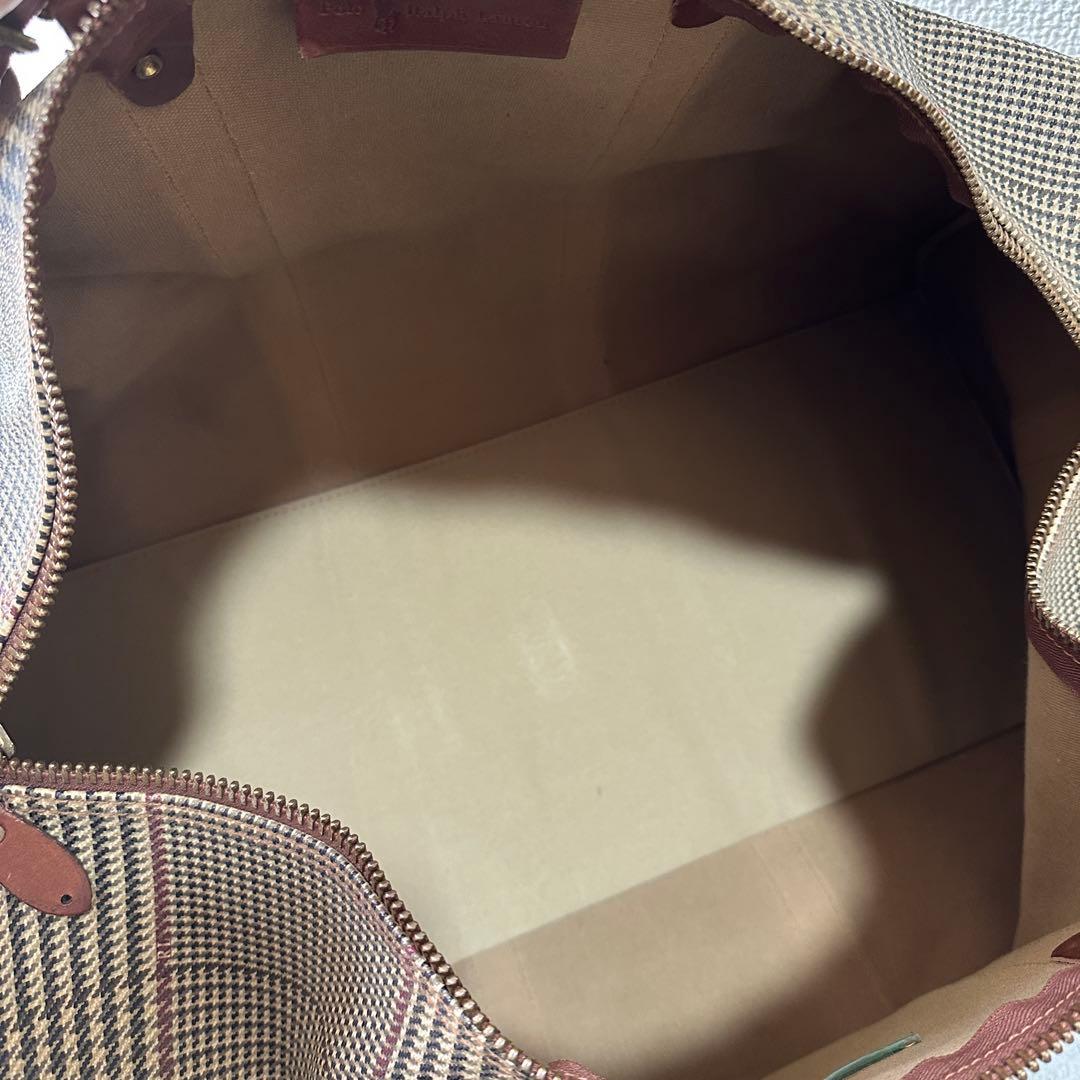 専用★60㎝　大容量　大きいサイズ　ラルフローレン　ボストンバッグ　千鳥格子