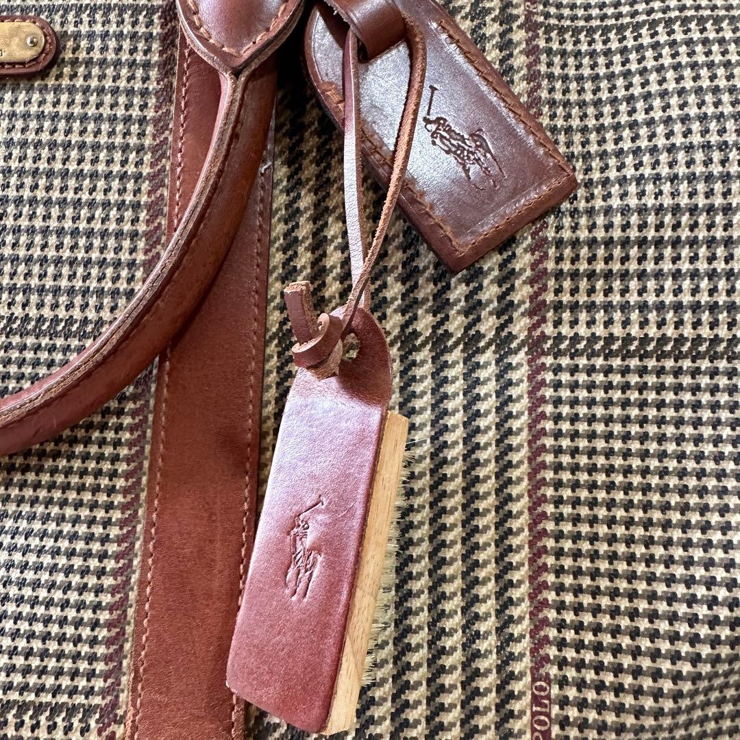 専用★60㎝　大容量　大きいサイズ　ラルフローレン　ボストンバッグ　千鳥格子