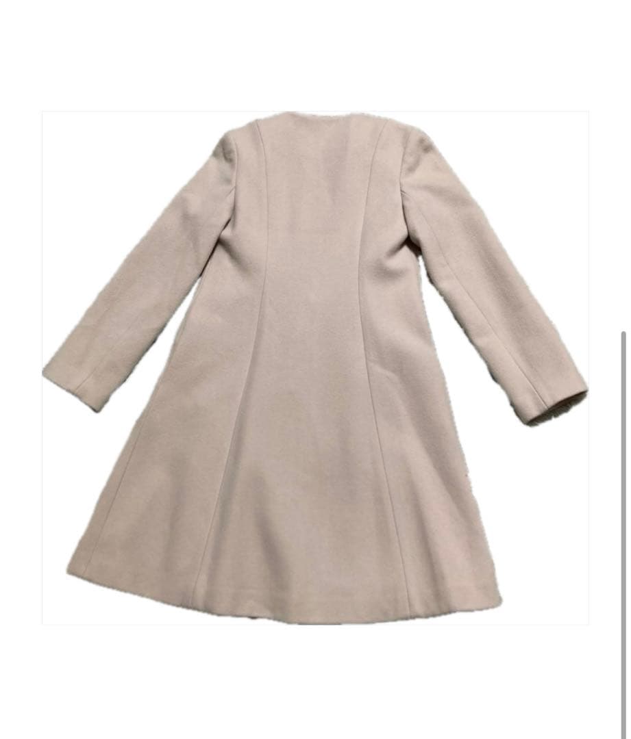 Aveniretoile アベニールエトワール フレアノーカラーコート ピンク