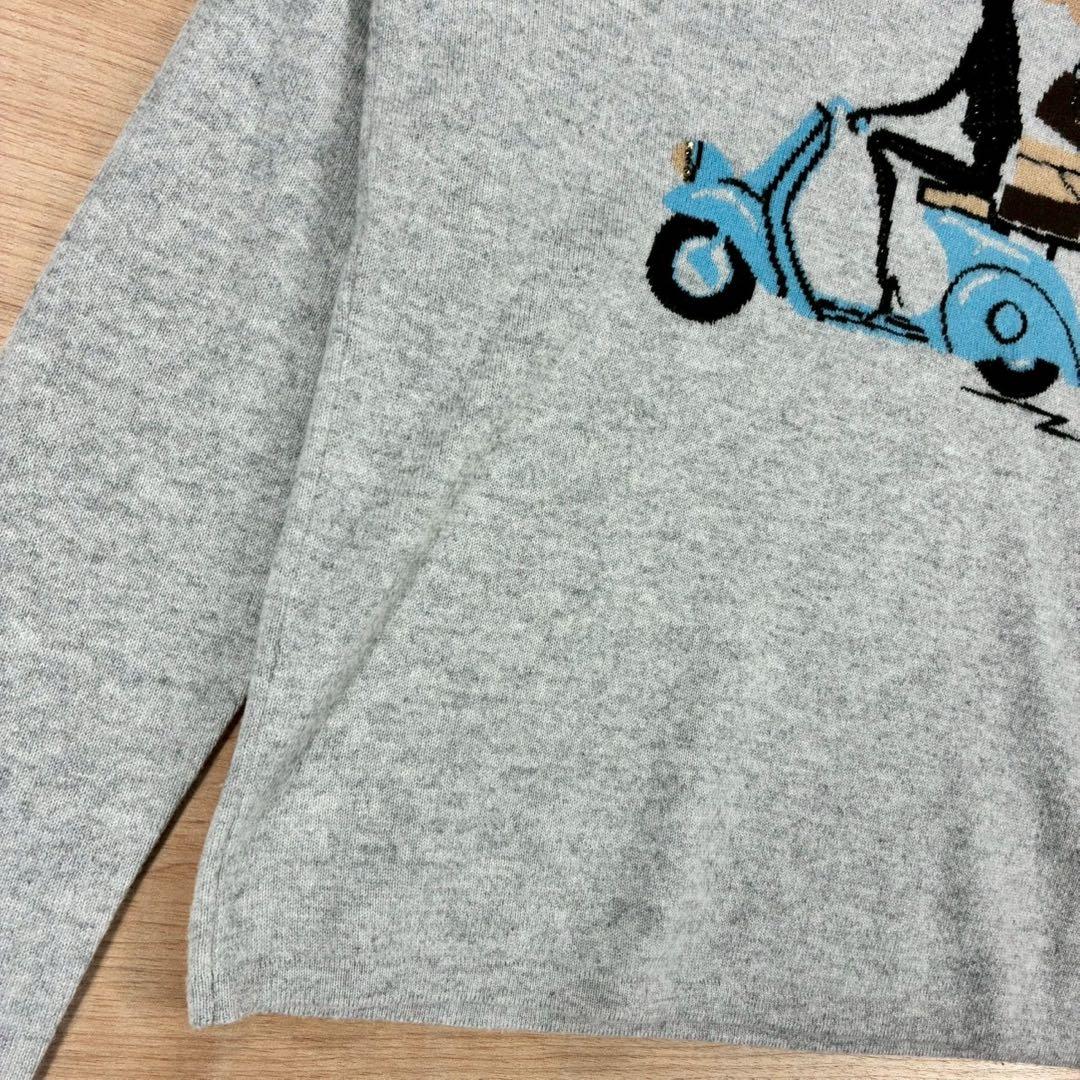 DAMAcollection カシミヤ100%ニット グレー