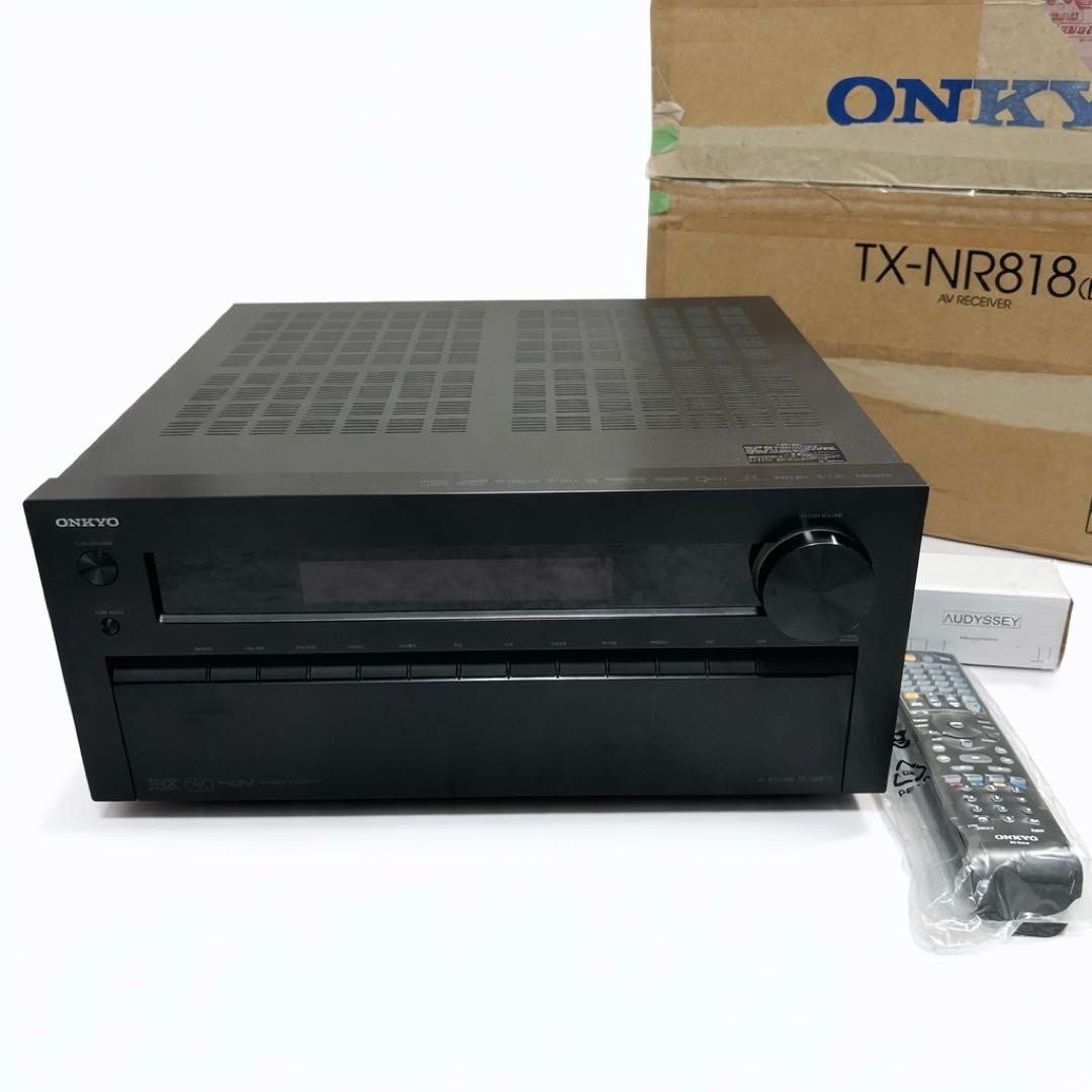 【ほぼ新品】ONKYO TX-NR818 AVサラウンドレシーバー 7.1ch