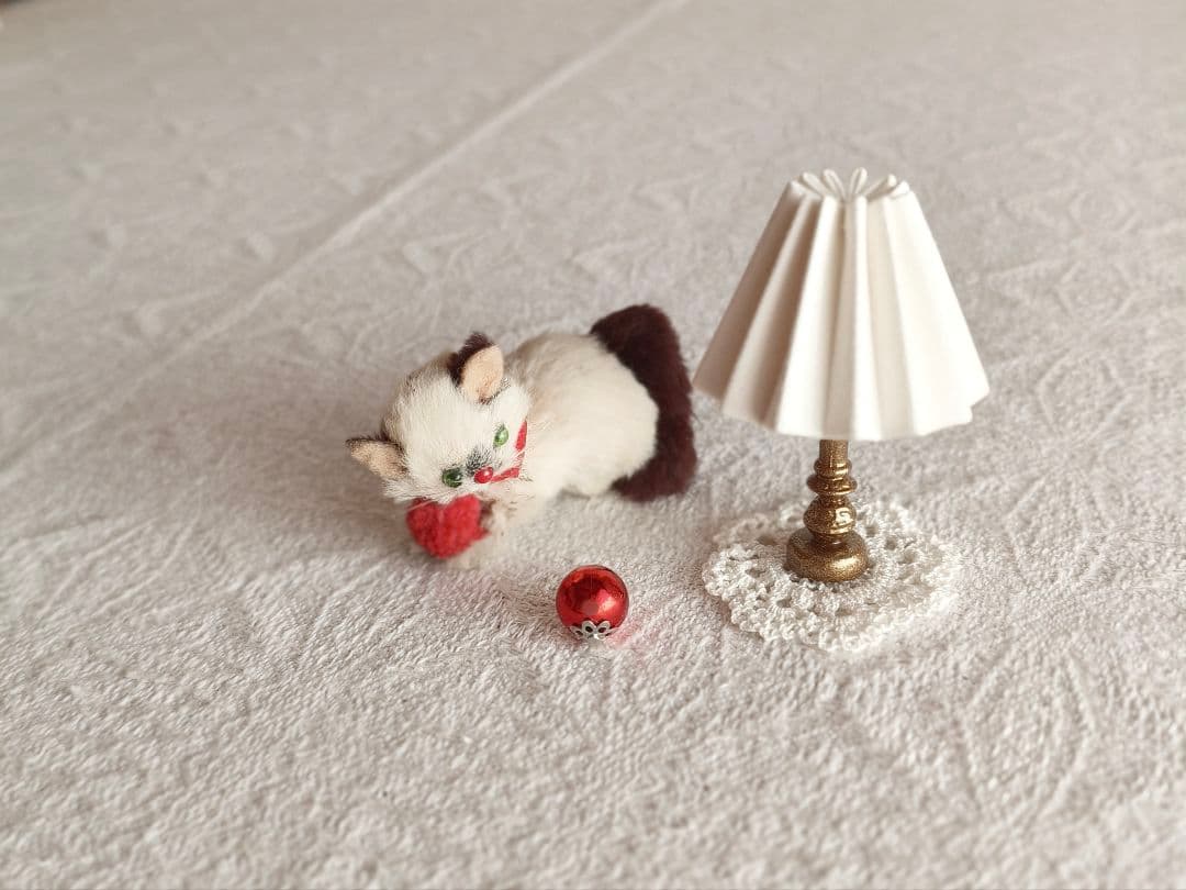 【suumaさま】vintage figure ୨୧ * 白茶 ふわふわ猫ちゃん