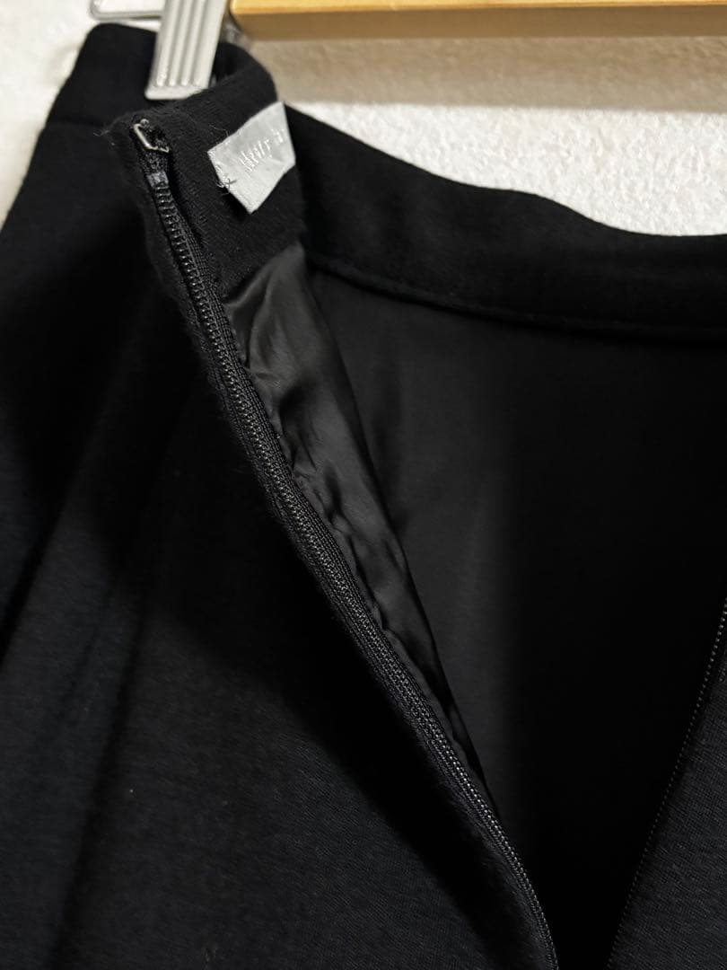 theory luxeセオリー黒ブラック フレアスカート ウールスカートSサイズ