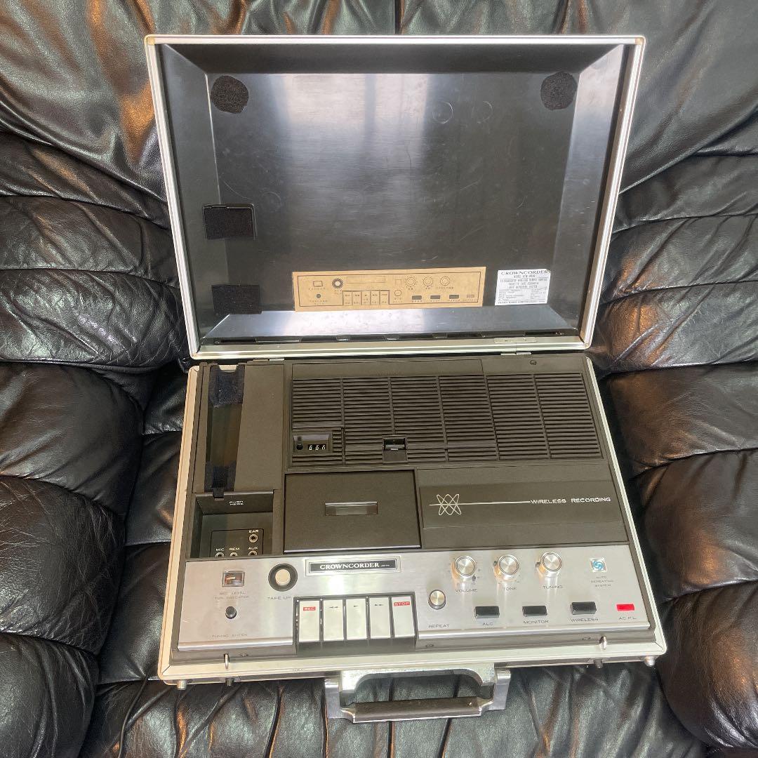 CROWNCORDER  昭和レトロ　アタッシュケース型