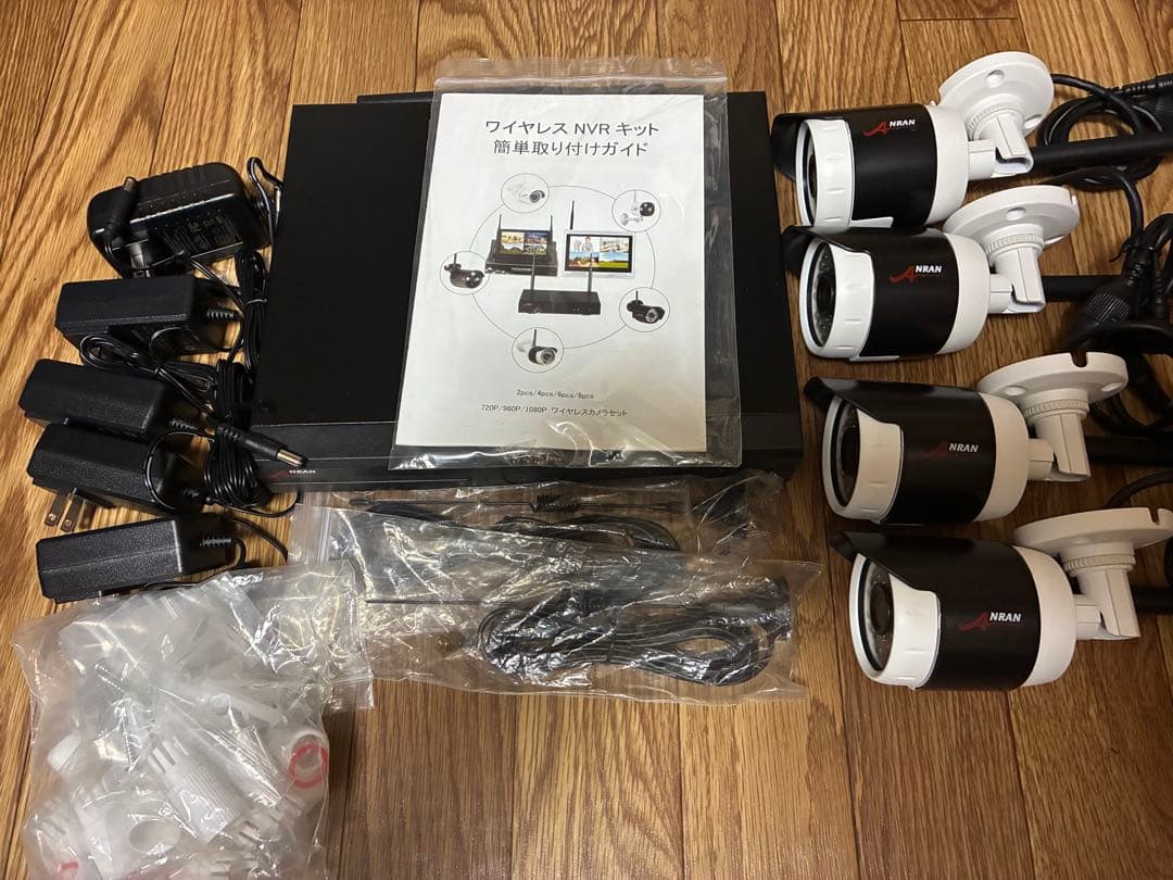 ANRAN防犯カメラレコーダーセット130万画素