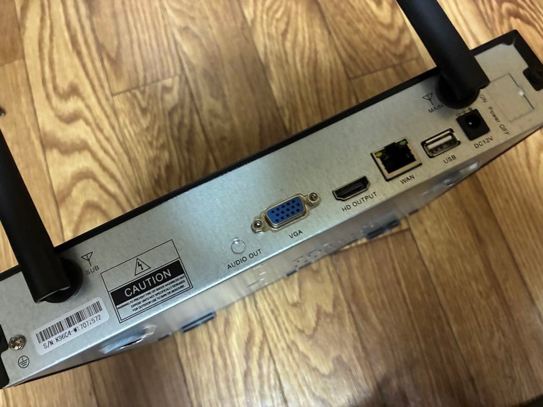 ANRAN防犯カメラレコーダーセット130万画素