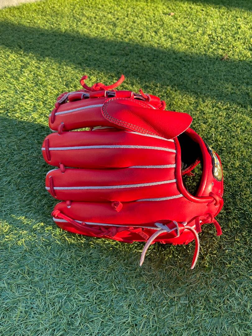 【未使用】ごりら印の野球道具　投手用OBK 硬式グローブ 別注オーダー