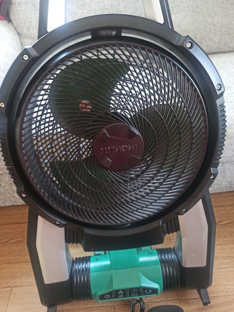 日立 業務用扇風機 スタンド式 AC電源 充電器付き