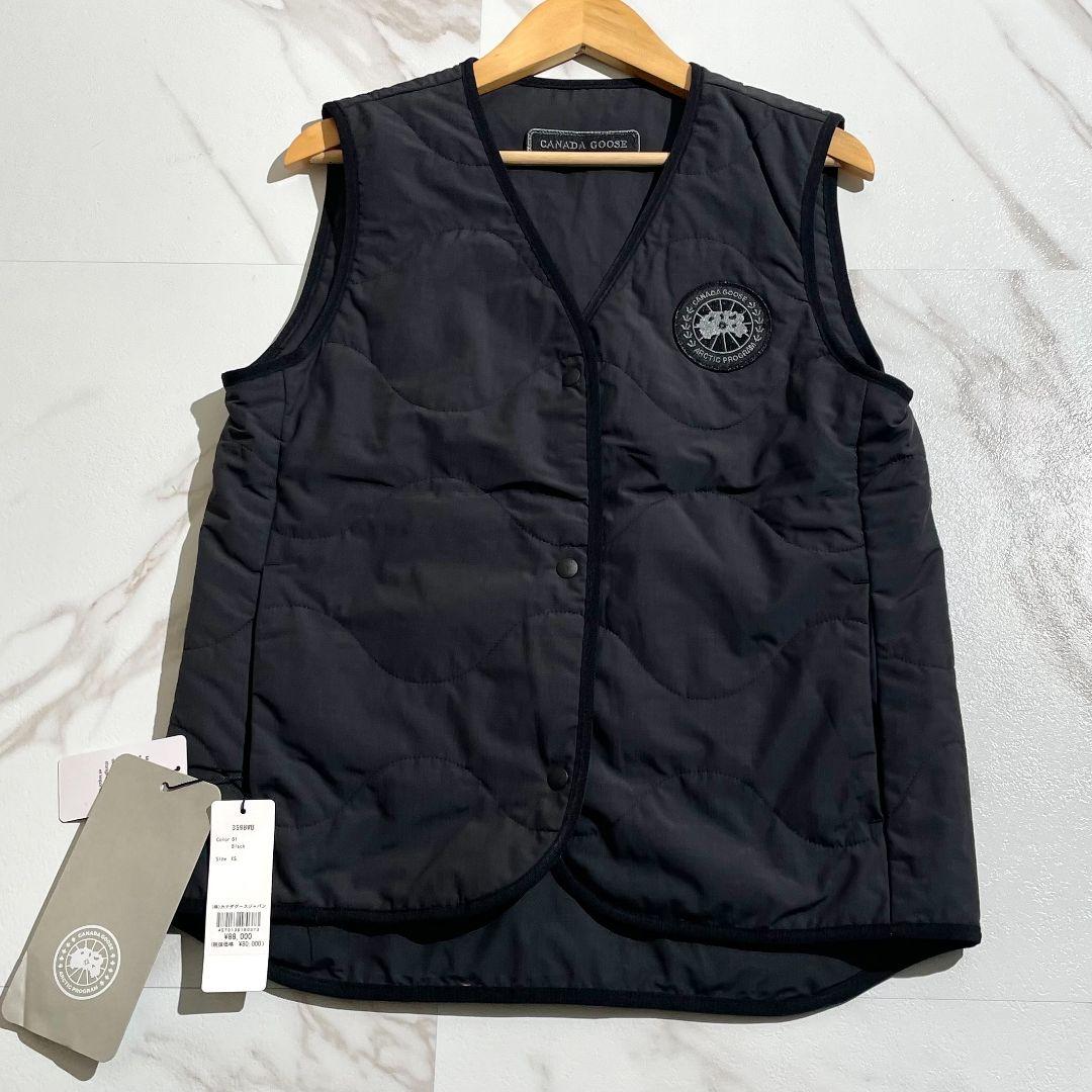新品未使用！カナダグースブラックレーベル アネックスライナーベスト 日本M相当