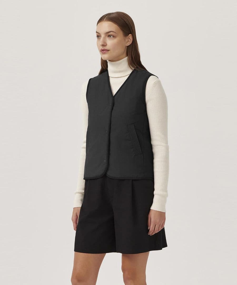 新品未使用！カナダグースブラックレーベル アネックスライナーベスト 日本M相当