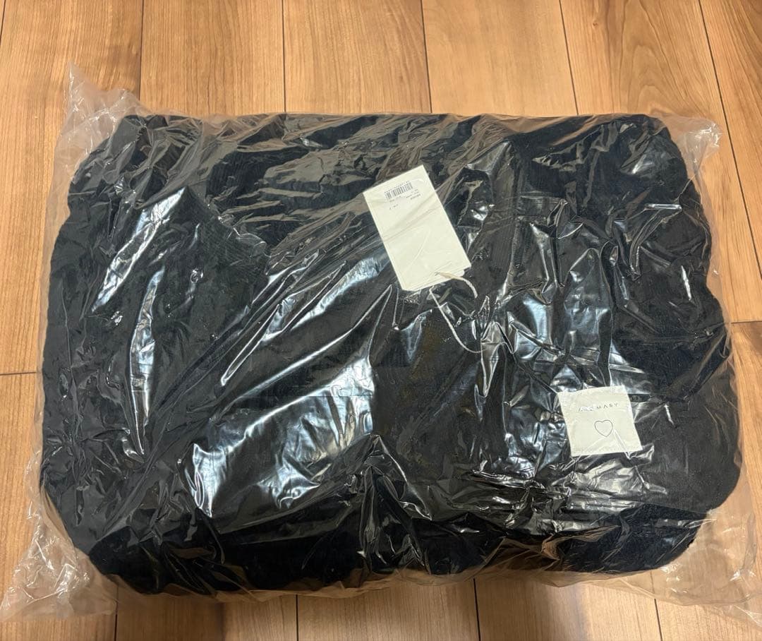 ANDMARY Mary quilting knit bag ブラック