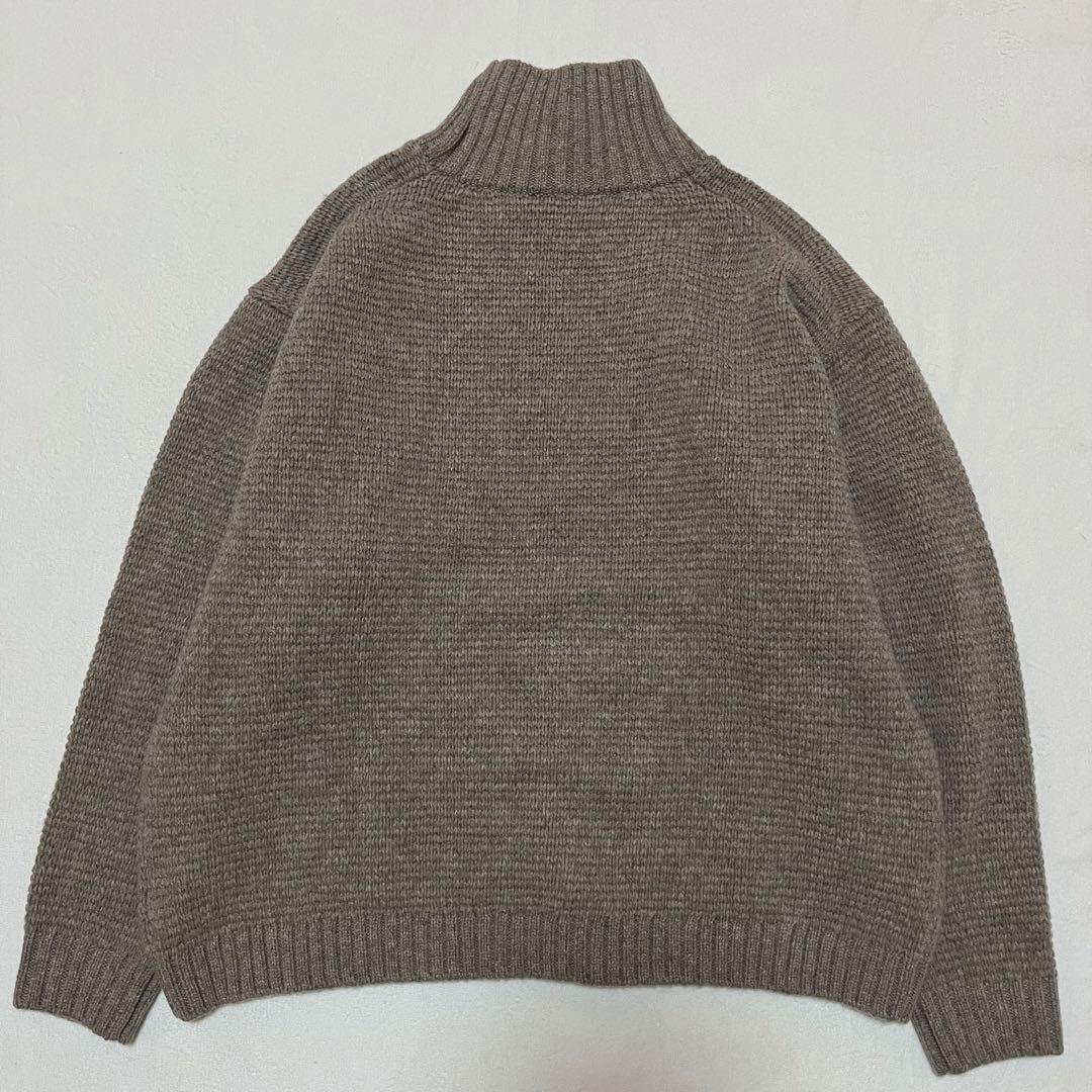 ア*キ様 『美品』ATON エイトン　ラムウール ハイネックニットセーター　　2
