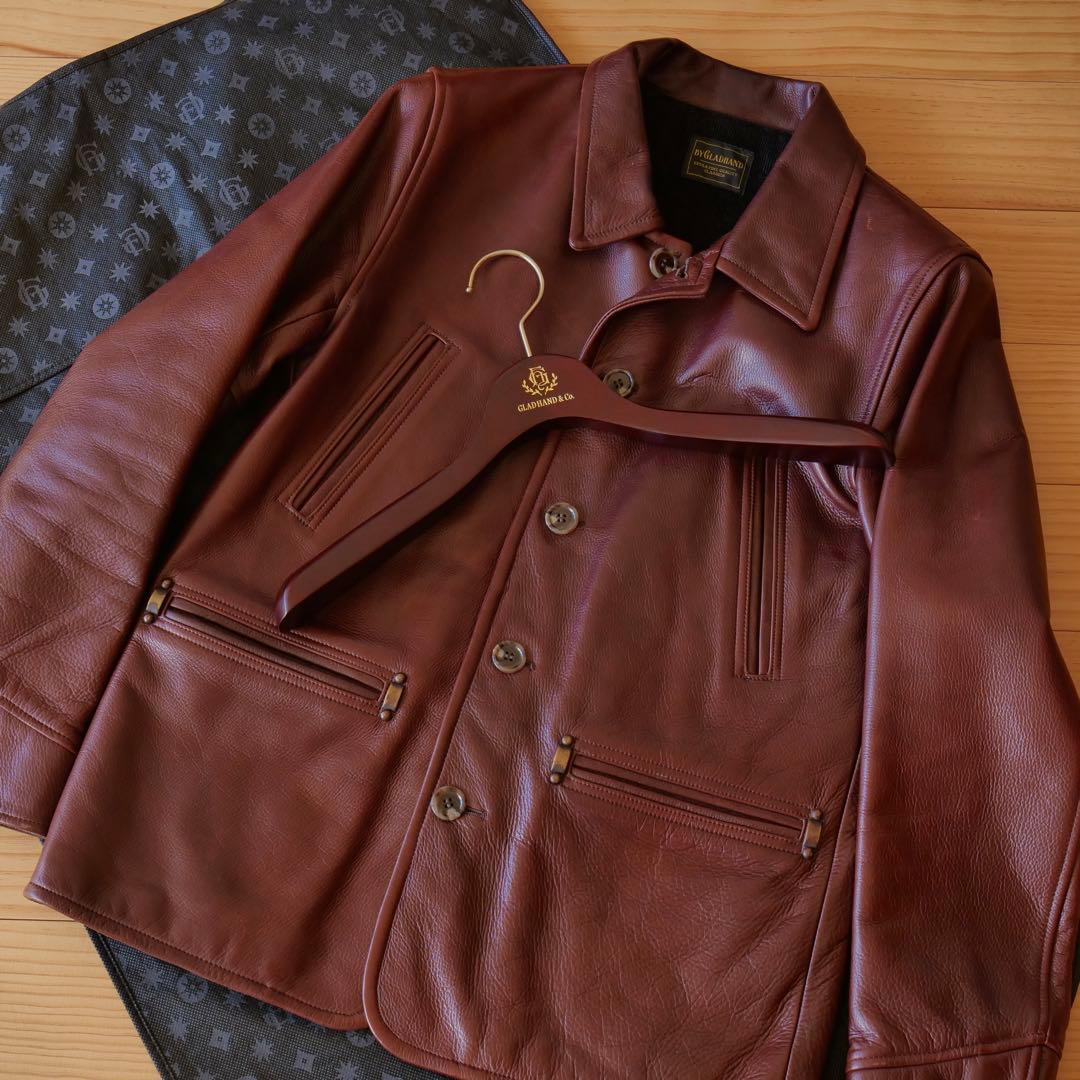 グラッドハンド Gladhand レザー カーコート