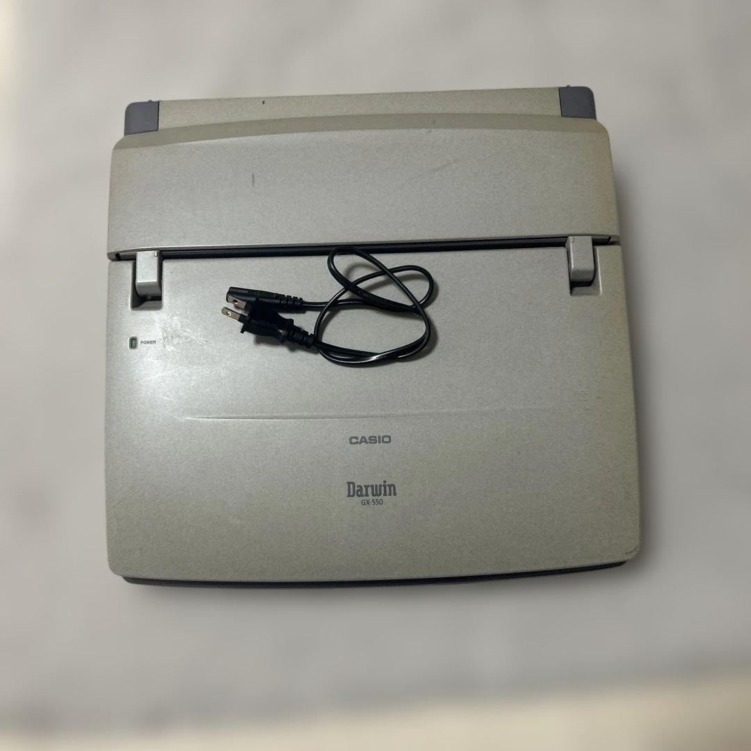 CASIO Darwin GX-550 ワープロ 通電確認済