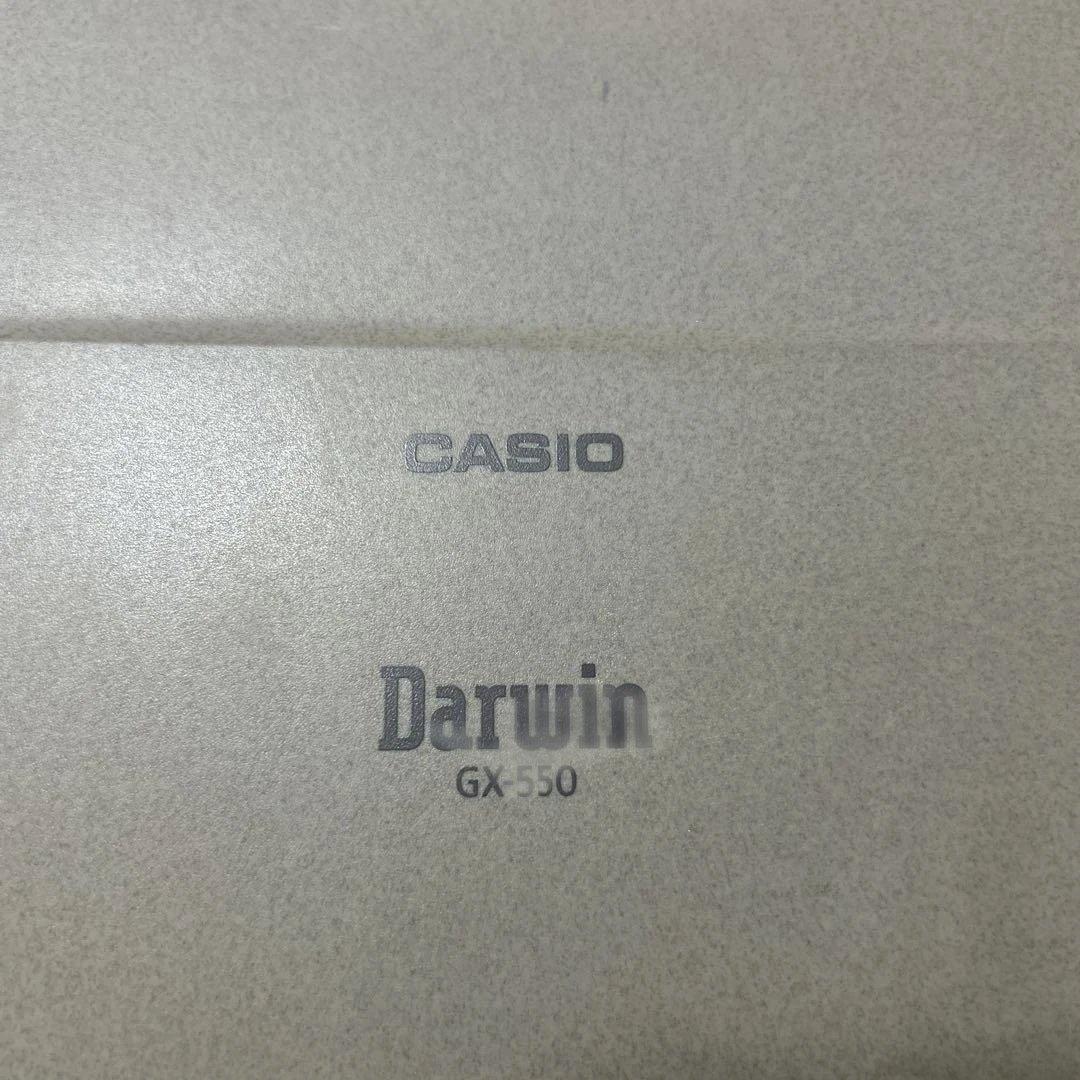 CASIO Darwin GX-550 ワープロ 通電確認済