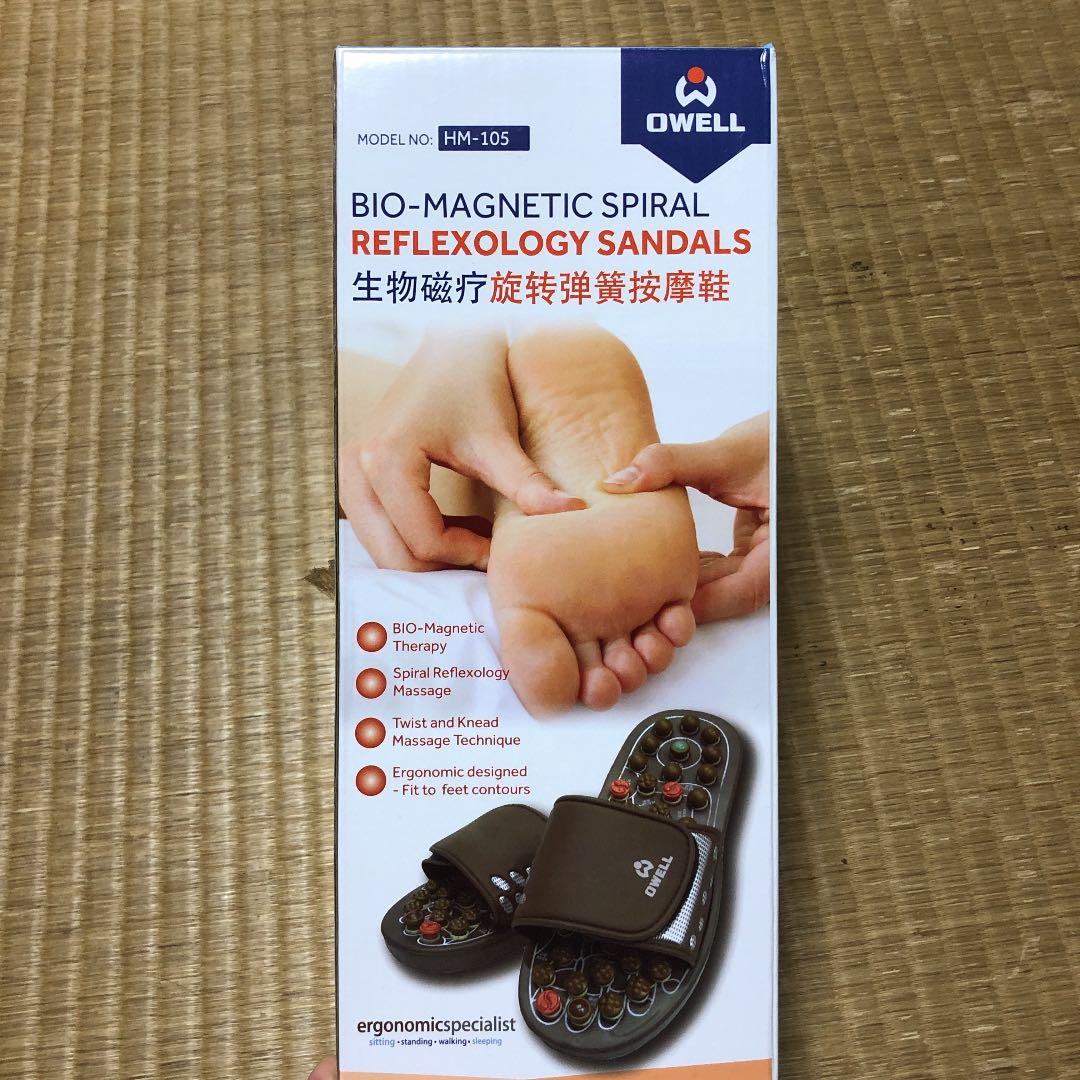 OWELL バイオマグネティック スパイラル リフレクソロジー サンダル