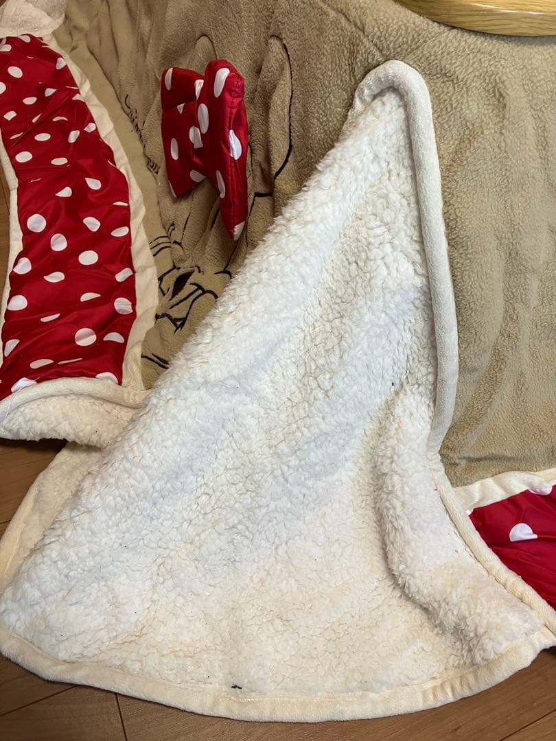 【ゆき様】ディズニー　ミニーちゃんこたつ布団、こたつ用マット