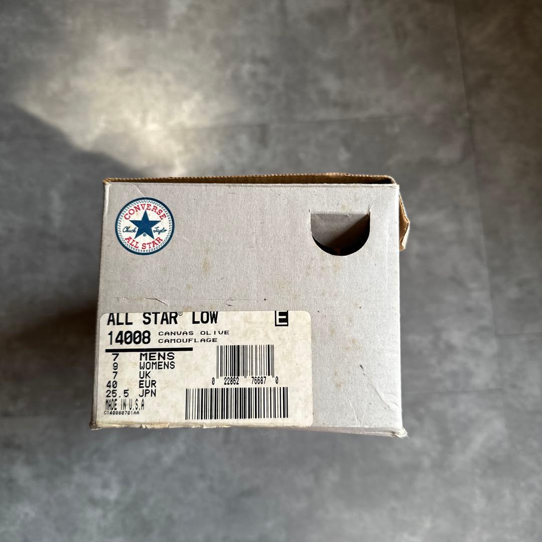 コンバース　USA製　90s 迷彩　25.5