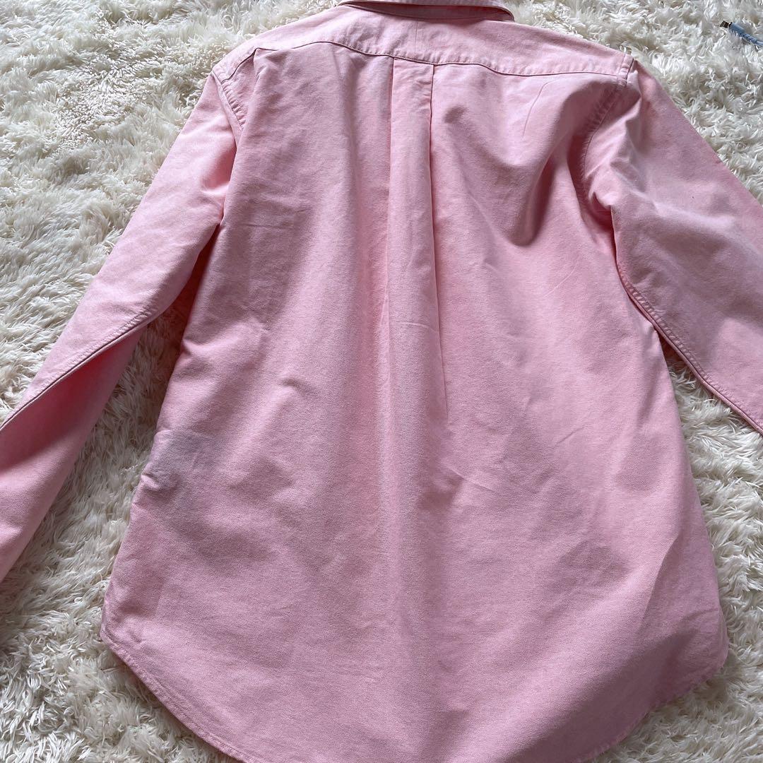 美品　ラルフローレン　M オックスフォードシャツ　　ポニー　ボタンダウン　ピンク