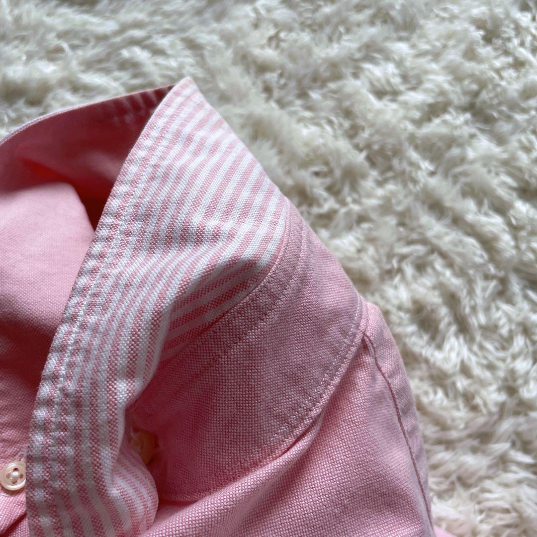 美品　ラルフローレン　M オックスフォードシャツ　　ポニー　ボタンダウン　ピンク