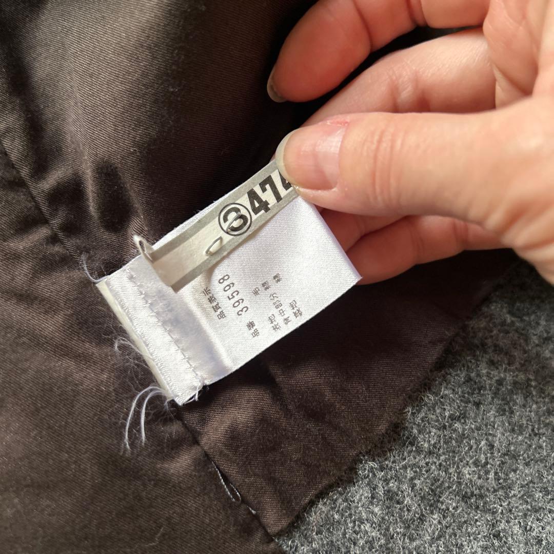 LARDINI☆グレー☆ウール ベスト サイズ48