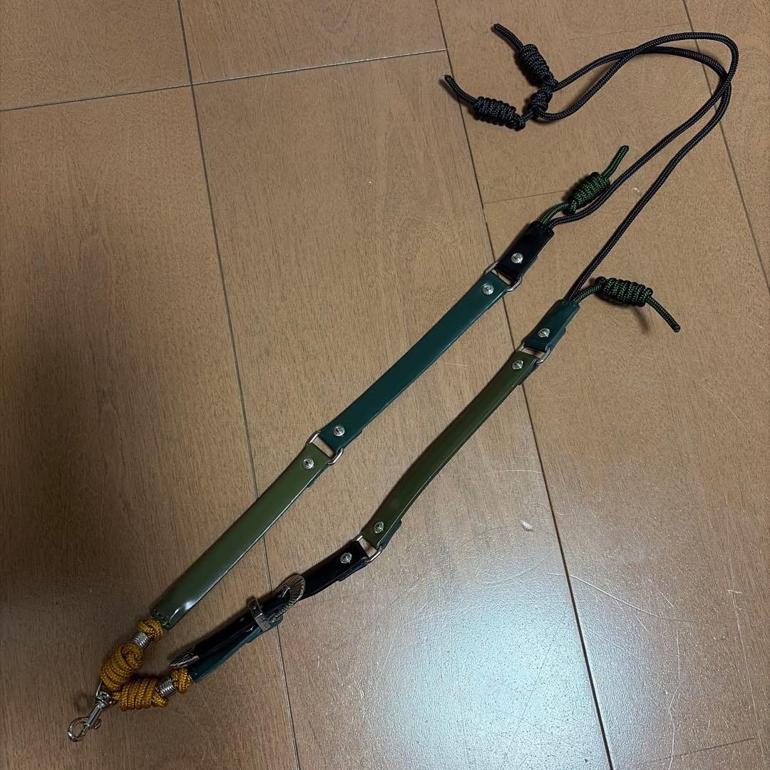 TOGA Leather phone strap ストラップ　グリーン