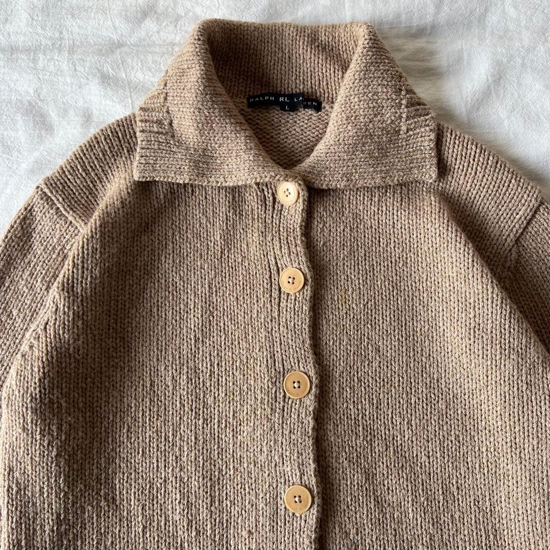 【希少】RALPH LAUREN 00s ロングカーディガン ニット コート