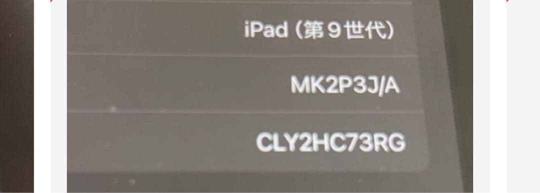 iPad 第9世代 256GB （Wi-Fiモデル）