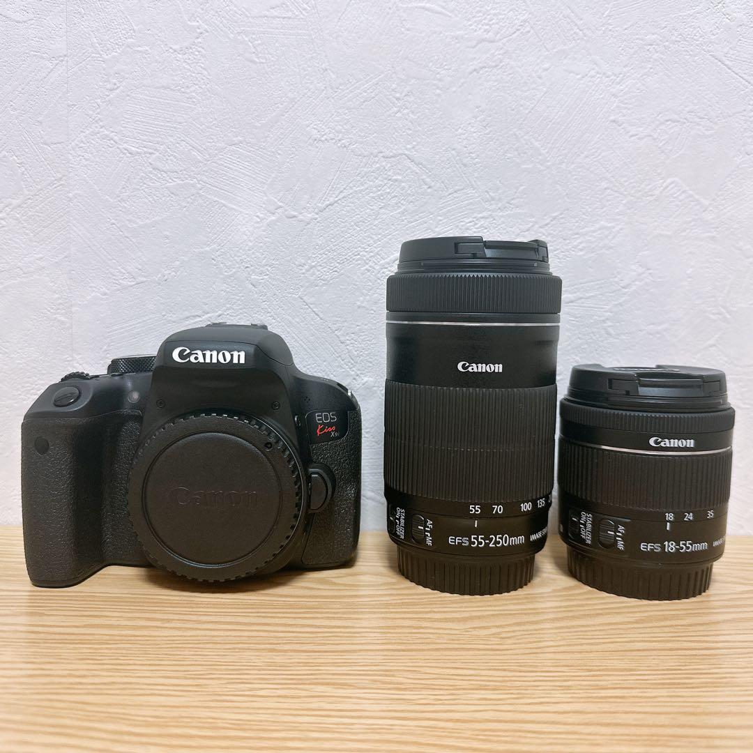 Canon EOS Kiss X9i 本体とダブルズームキット