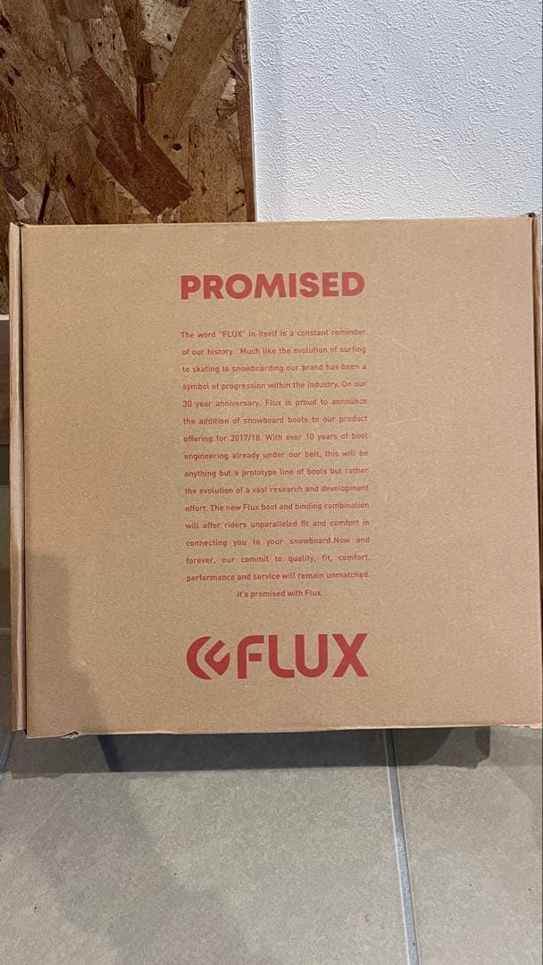 FLUX DS men's Mサイズ　スノーボード ビンディング 木目調