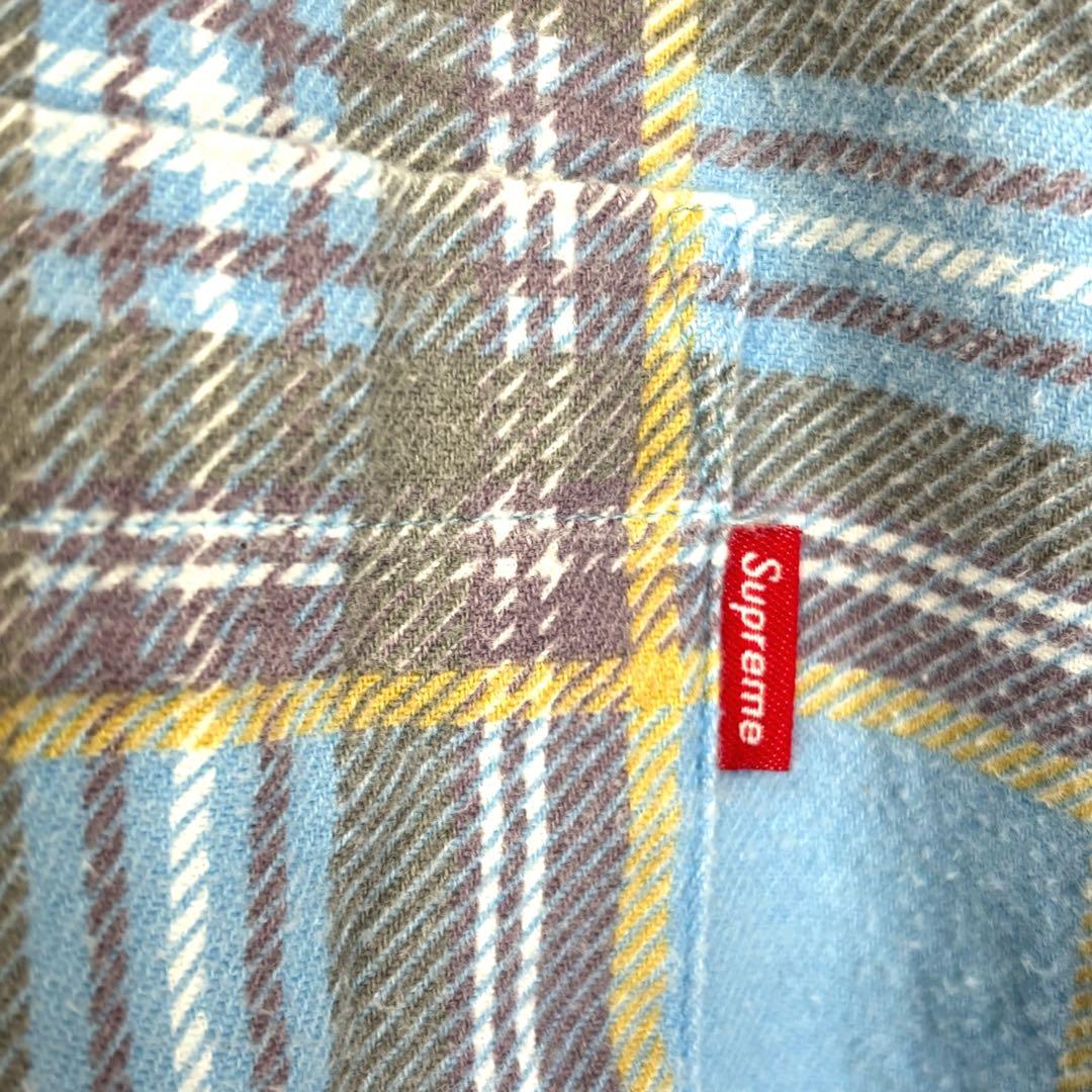 Supreme シュプリーム　チェック柄ネルシャツ　L