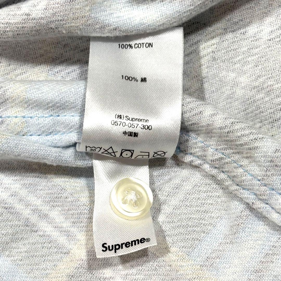 Supreme シュプリーム　チェック柄ネルシャツ　L