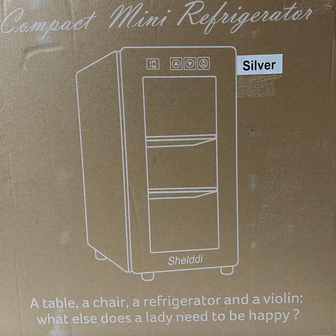 小型冷蔵庫 23L 静音 おしゃれ 省エネ ミニ電子冷蔵庫 1ドア ペルチェ式