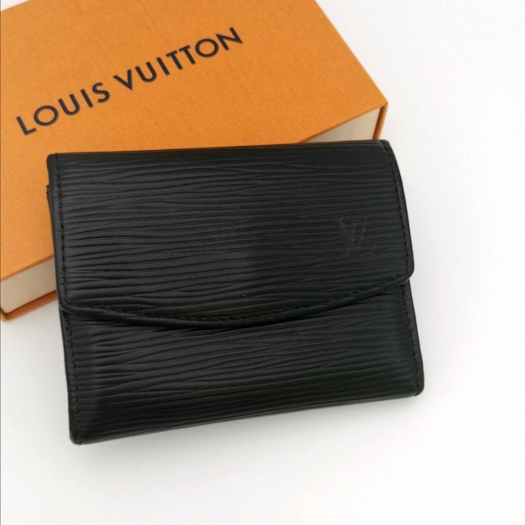 ✨美品✨ポルトモネサーンプル　エピ　小銭入れ　ケース　黒　ルイヴィトン