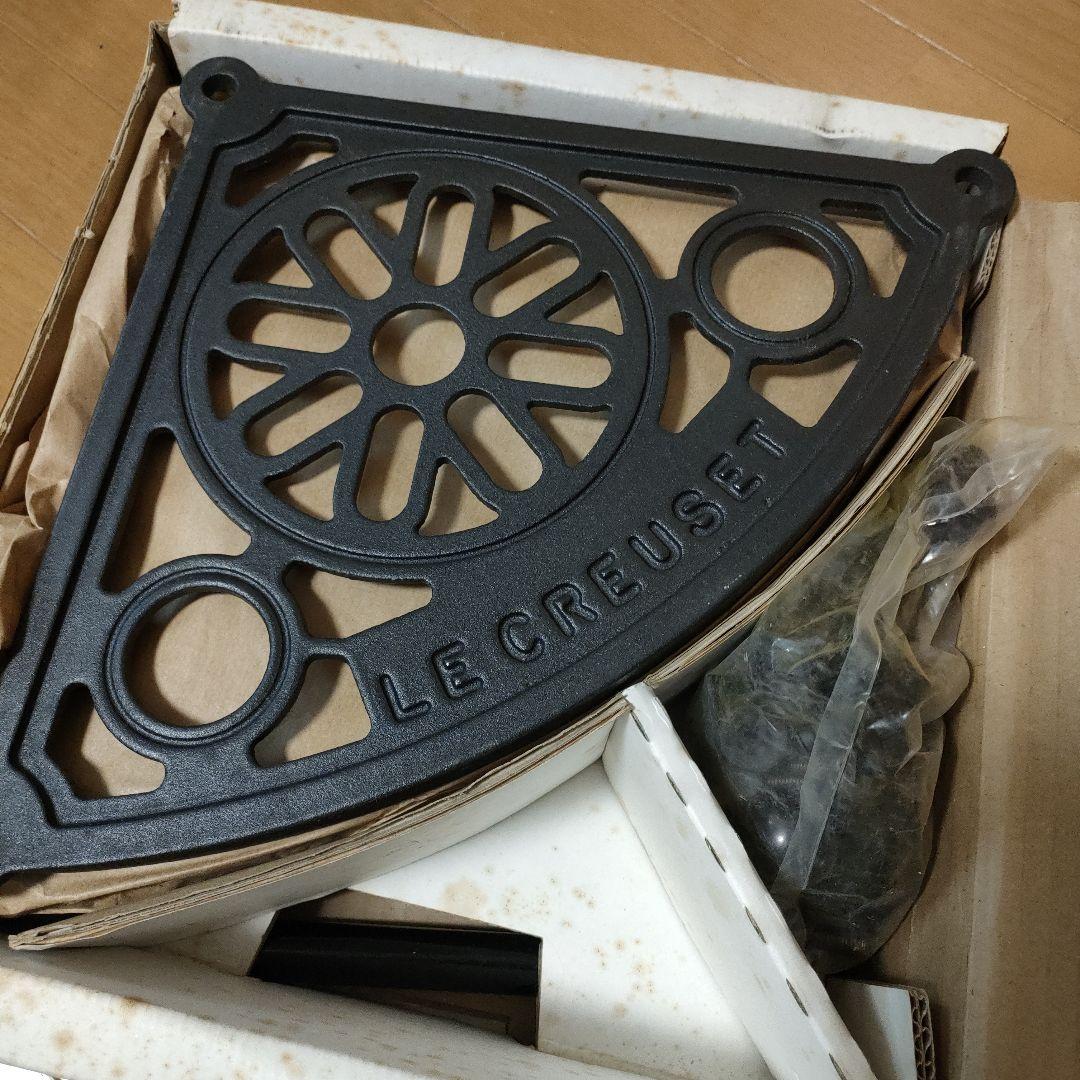 未使用✨ル・クルーゼ　ポットスタンド　マットブラック