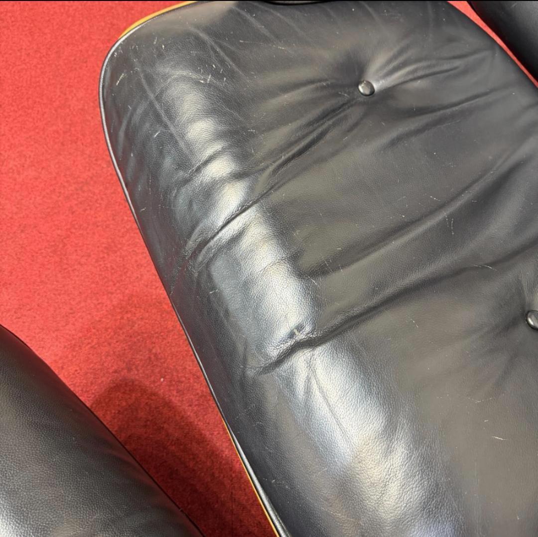 東京23区送料無料　美品ラウンジチェアー＆オットマン　ハーマンミラーシール無し