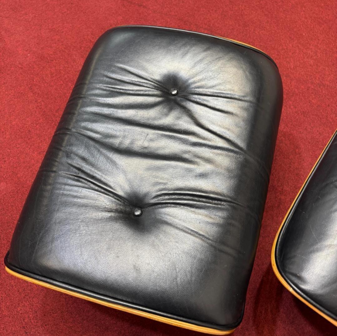 東京23区送料無料　美品ラウンジチェアー＆オットマン　ハーマンミラーシール無し