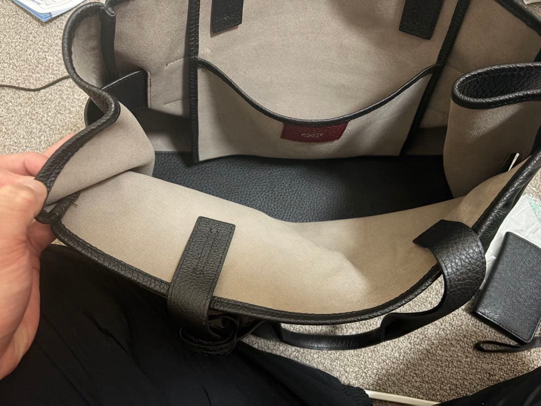 ACATE ETERNO エテルノ トート ブラック A4 PC収納