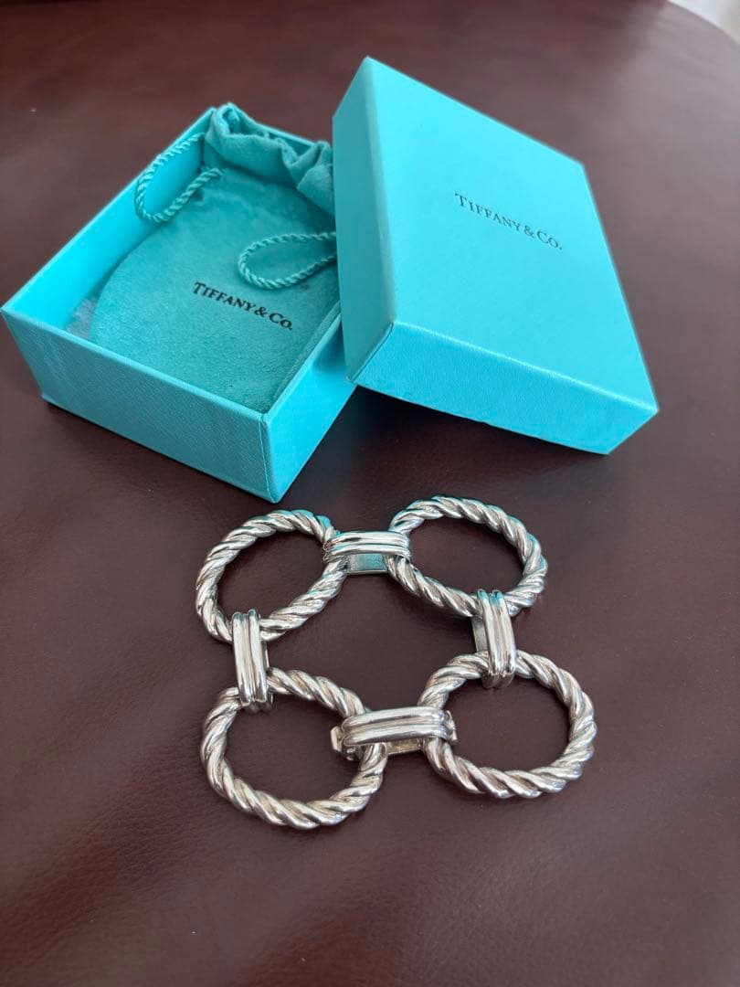 Tiffany&Co. VINTAGE ツイストサークルリンクブレスレット