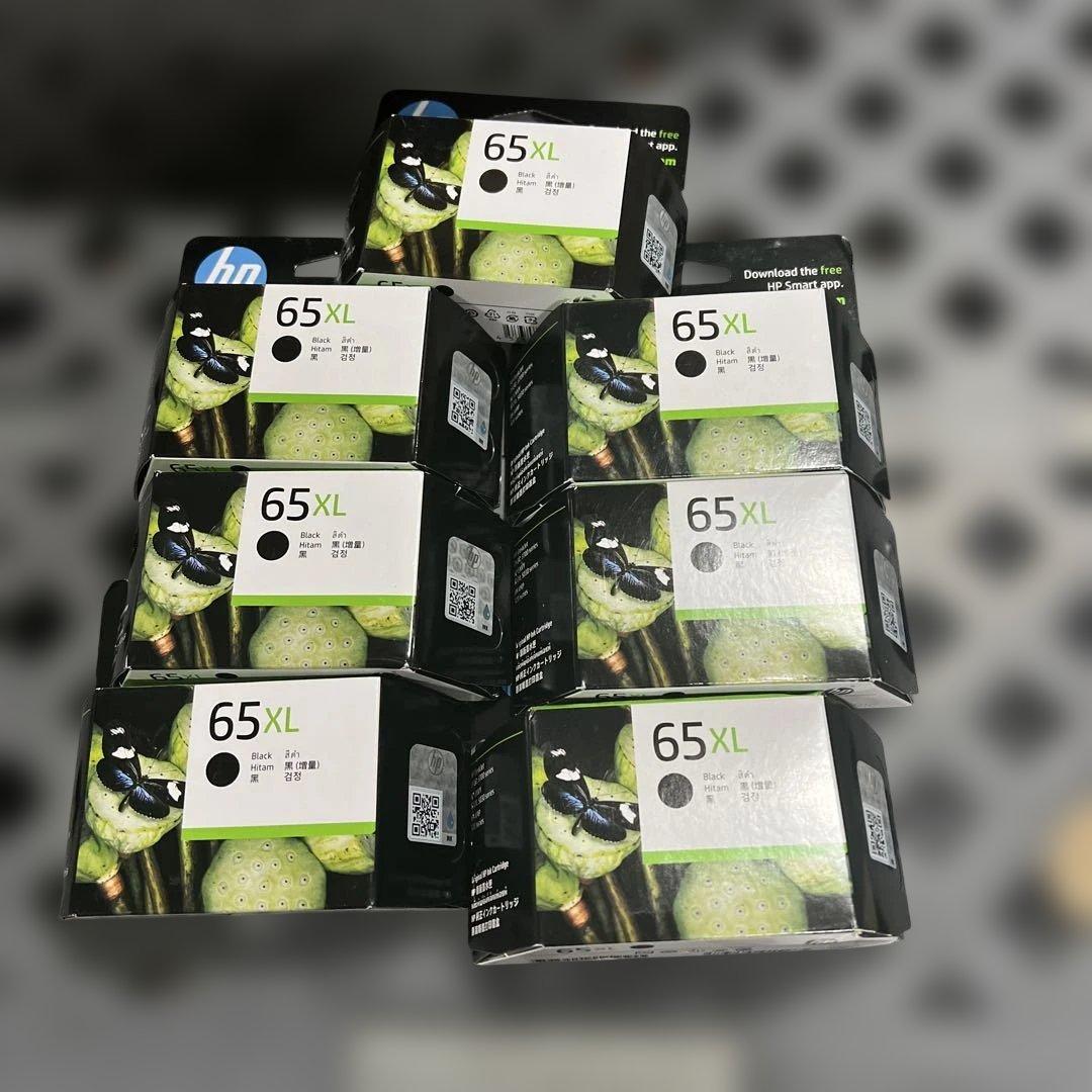 未開封 7点セット HP 65XL 純正 インクカートリッジ ブラック 増量
