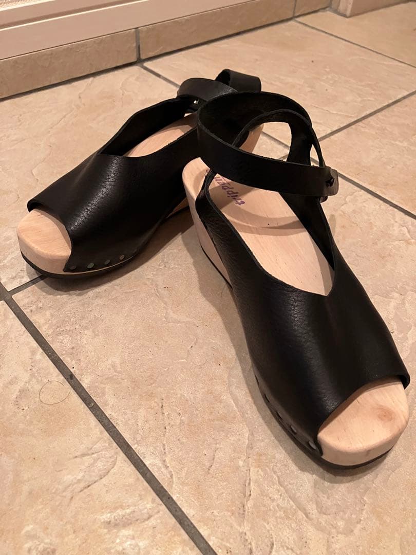 trippen トリッペン wood 革サンダル