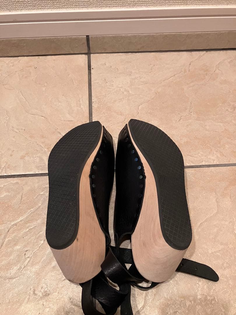 trippen トリッペン wood 革サンダル