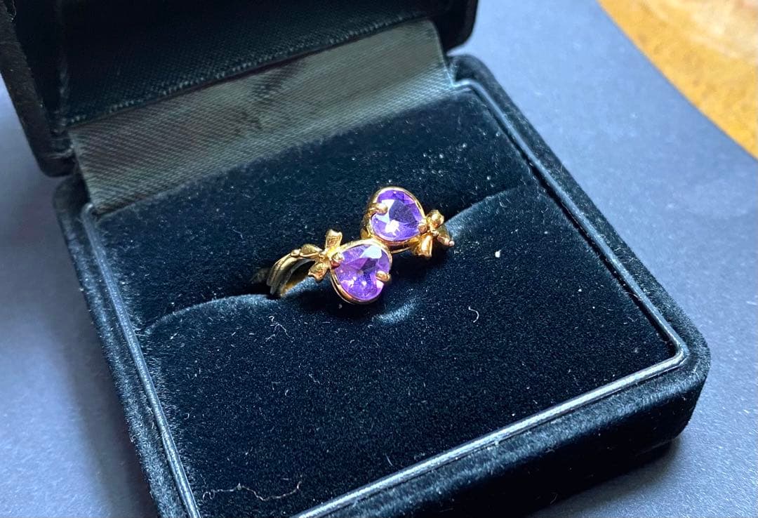 K18 アメジスト　リング