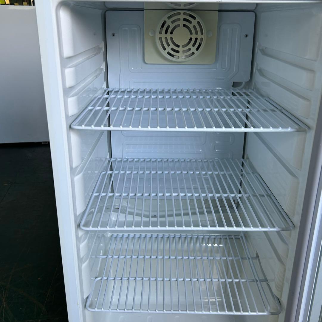 138業務用 冷蔵ショーケース オフィスコンビニ XW-105 左右開き 小型