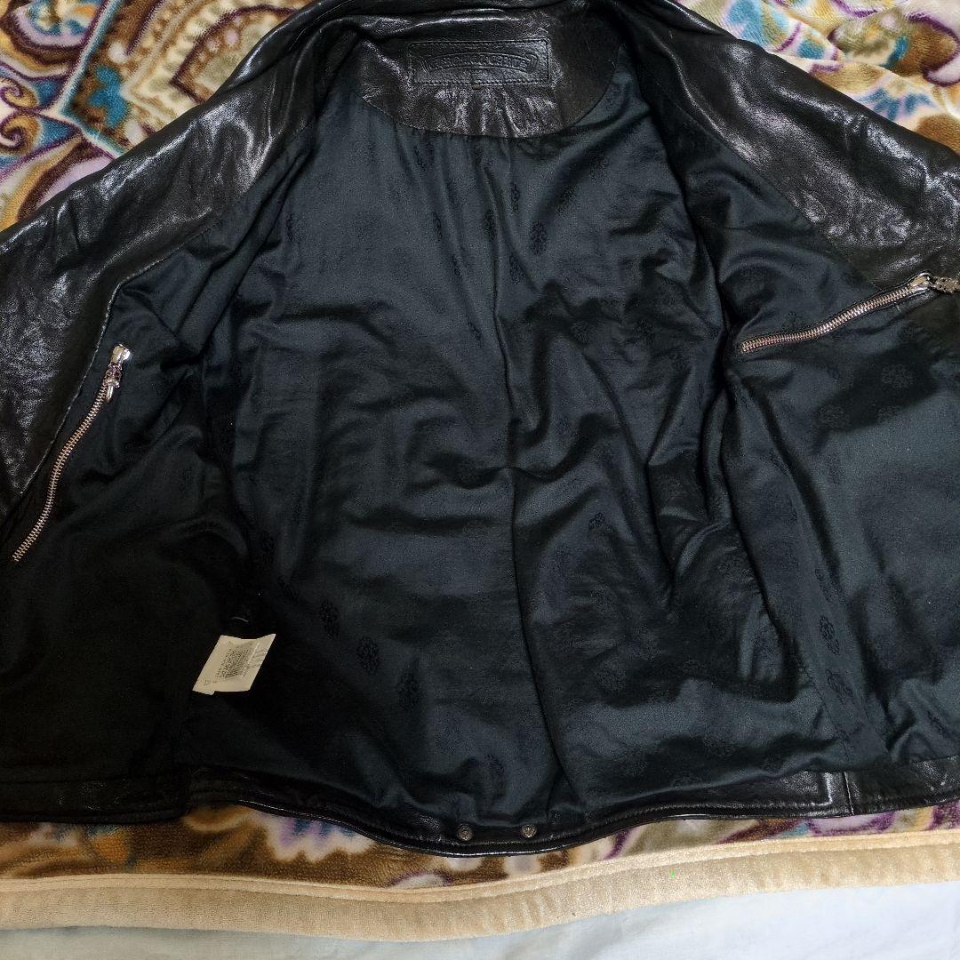 クロムハーツ　クリティン　ライダースジャケット　サイズM